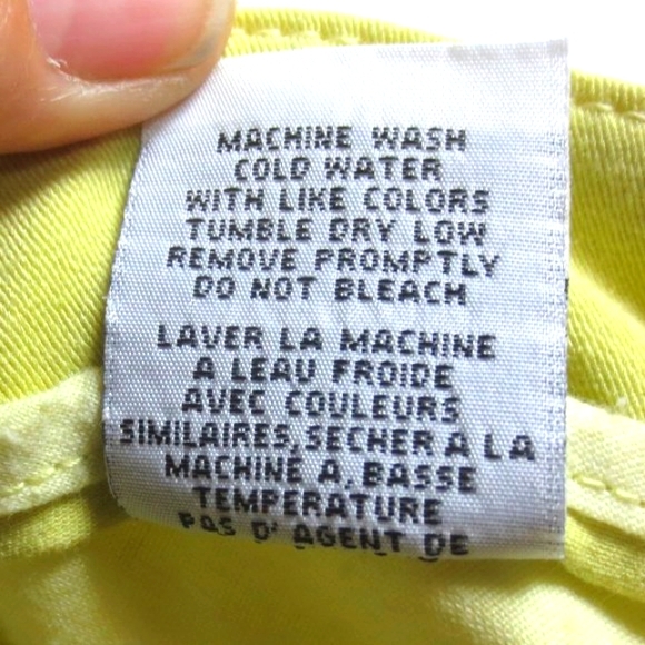 Fabrizio Gianni Jeans Chartreuse Cotton Twill Lightweight Wide Leg Size 10 - Picture 8 of 10